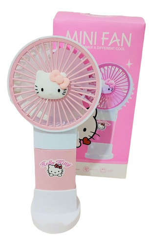 Sanrio Mini Ventilador De Mano Portátil Con Base Para Cel