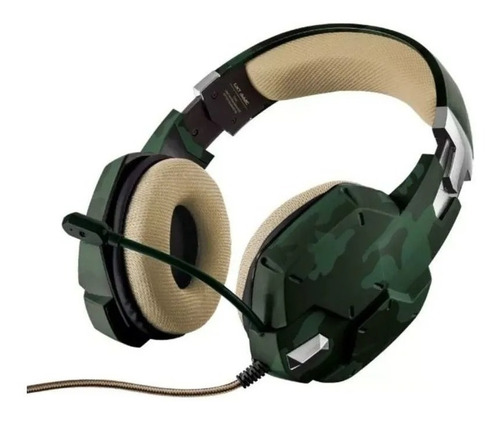 Auricular Con Mic Trust Gxt 322c Greent Camouflage Pc & Ps4