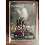 Clock Tower 3 Playstation 2 Ps2 Case Original Impecable