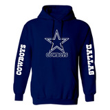 Sudadera Modelo Dallas Cowboys Estampado En Vinil