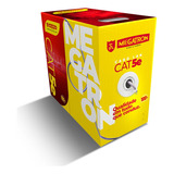 Cabo Utp Cat 5e Homologado 305mts - Megatron 100% Cobre