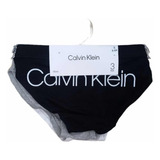 Set De 3 Calzón Bikini Calvin Klein Original Niña Talla 6/6x