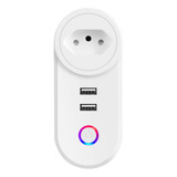 Enchufe Inteligente Wifi Brasil Plug Timer Tomada Tuya App C