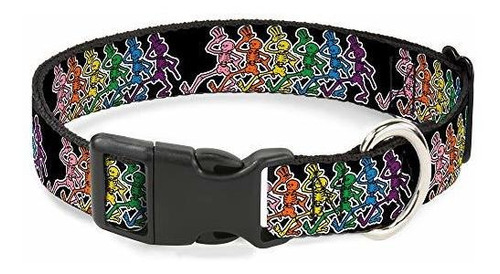 Collar De Gato Breakaway Dancing Skeletons Negro Multi Color