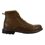 Botin Casual De Cuero Hombre L802 Mb