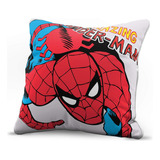 Funda Decorativa Almohada Avengers Spiderman Blanca