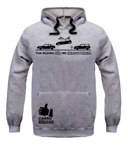 Moletom Agasalho Carro Rebaixado Tuning Blusa De Frio Casaco