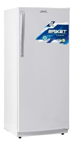 Freezer Vertical Briket Fv6200 226 Litros Blanco 5 Cajones