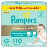 Pañales Pampers Deluxe Protection G X 110 Unidades