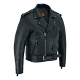 Gargoyle Bells Chaqueta De Cuero Genuino Para Hombre, Chaque