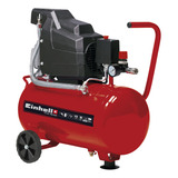 Compresor De Aire Eléctrico Portátil Einhell Tc-ac 190/24/8 24l 1100w 220v - 240v 50hz Rojo