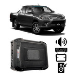 Caixa Amplificada Toyota Hilux 2016 A 2023 350w Rms Slim