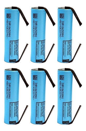 6 Celula 18650 LG Chem 3200mah Alta Descarga 10a 3,7v