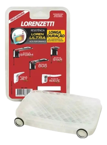 Resistência Chuveiro Acqua Duo Ultra Lorenzetti 127v Ou 220v