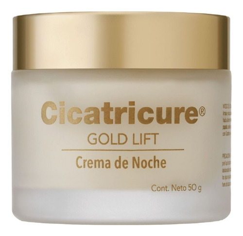 Crema De Noche Cicatricure Gold Lift Reduce Arrugas 50 G