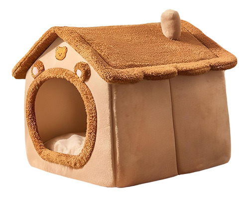 Cama Tipo Cueva Para Perros Y Gatos, Lavable, 45cmx40cmx45cm