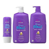 Kit Aussie Shampoo + Condicionador 778 Ml + 3 Minute Miracle