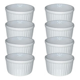 10 Ramekin Medio Porcelana 135ml Molho Restaurante Cozinha