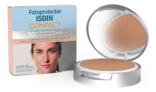 Fotoprotector Facial Isdin, Fps 50 - 10g En Color Arena