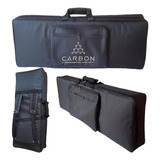 Capa Bag Para Piano Roland Go 61p Master Luxo Preto