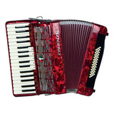 Sanfona Acordeon 48 Baixos 34 Teclas Cadenza + Bag Luxo 