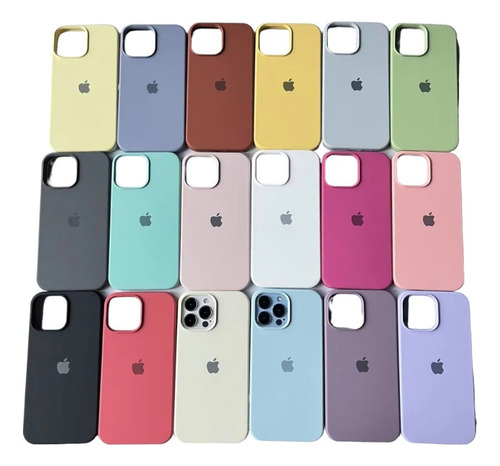 Funda De Silicona iPhone 12 Pro Max 12pro 12mini 