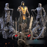 Archivo Stl Impresión 3d - Mortal Kombat - Scorpion - Sanix