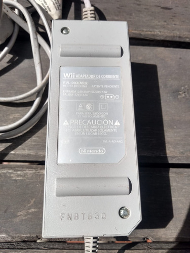 Fuente Transformador Original Nintendo Wii 220v