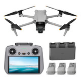 Dji Air3 Fly More Combo Com Câmera 4k Cinza 5.6ghz3 Baterias