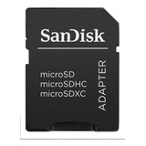 Adaptador Sd Sandisk Leitor Micro Sd Sdhc Sdxc Note 10 Unid