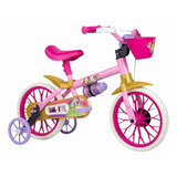 Bicicleta Infantil C/ Rodinha Princesas Disney Aro 12 Nathor