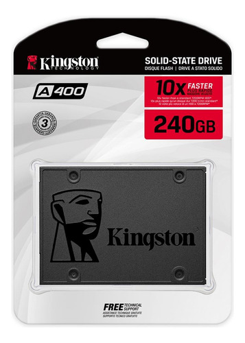 Hd Ssd 240gb Sata3 Kingston Sa400s37/240g