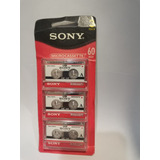 Sony 3mc-60b Microcassette - 3 Pack