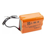 Bateria Farol De Bike/bicicleta 6 X18650 28800 Mah 4.2v/ 6hs Cor Laranja