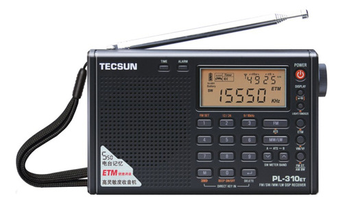 Rádio Tecsun Pl-310et Dsp Estéreo Rádio Etm Estéreo/sw/mw/lw