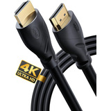 Cable Hdmi Powerbear 4k De 10 Pies | Alta Velocidad, Goma Y