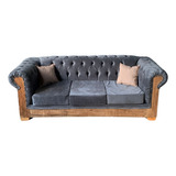 Sillon Chesterfield Constructor 3c Pana Anti Mancha Colores