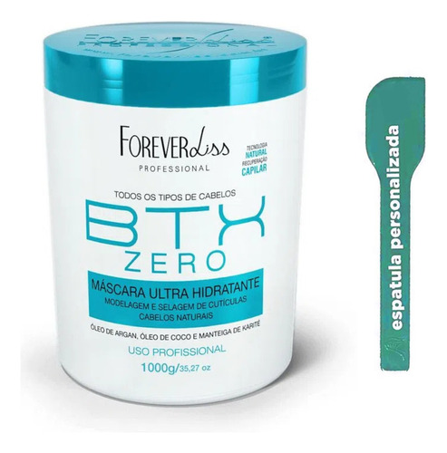 Btx Zero Forever Liss Máscara Volume Zero 1kg