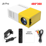 J9 Pro Proyector 1000 Lúmenes 480x360 Pixeles 3.5mm Audio