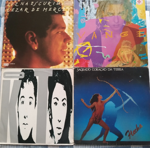 Lp Vinil Rock Brasileiro Lote 4 Discos Ótimos