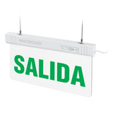 Carter Salida Led Luminoso Macroled Montaje Superior Blanco