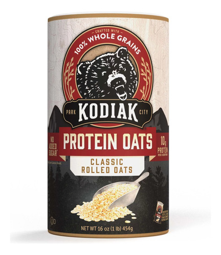 Kodiak Avena C/protein-packed Classic Rolled Oats 454 Gr