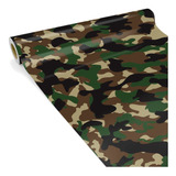 Papel Vinilo Camo Tipo Militar Verde Auto Camioneta Karvas