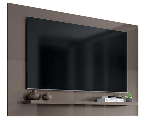 Painel Tv Até 50'' Suspenso Safira 1.35 Cinza Perola Casa D