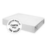 Papel Couche 2c Mate Carta 90 Gr - 100 Hojas