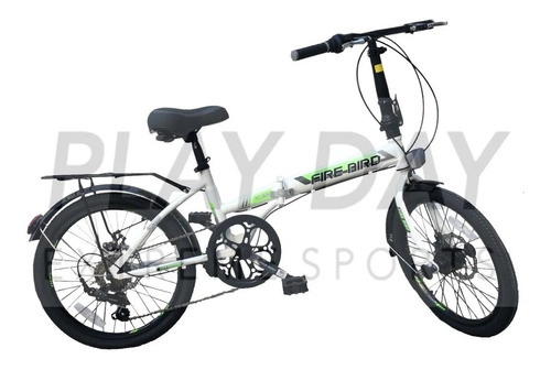 Bicicleta Rodado 20 Plegable Firebird Shimano Folding 