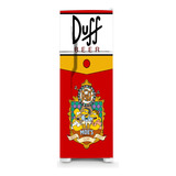 Adesivo Envelopar Geladeira Simpsons Duff 40x70 Cm