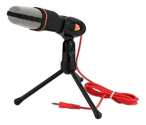 Microfone Condensador Mesa Tripé Podcast Youtube Live 
