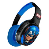 Auricular Xtech Wireless Headset Avengers Capitan America Color Azul