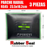 3pz Parche Radial C/ Cuerda P/ Repa Llanta 23.5x18.2cm Rs45